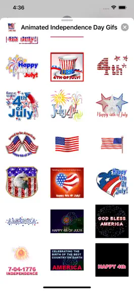 Game screenshot Animated Independence Day Gif apk