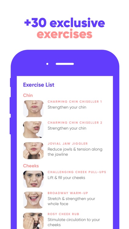 Face Yoga Face Exercises screenshot-2