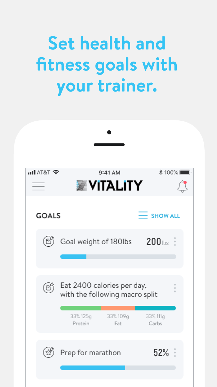 Vitality Fitness Portal