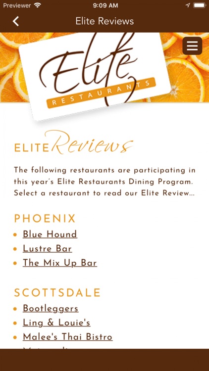 Elite Restaurants screenshot-4