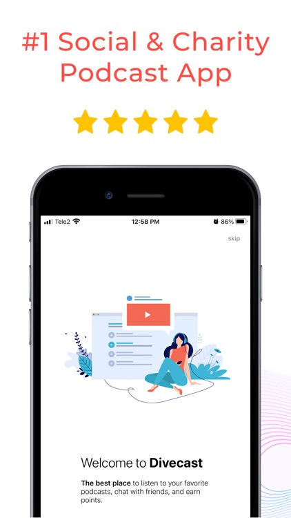 Divecast: Social Podcast App