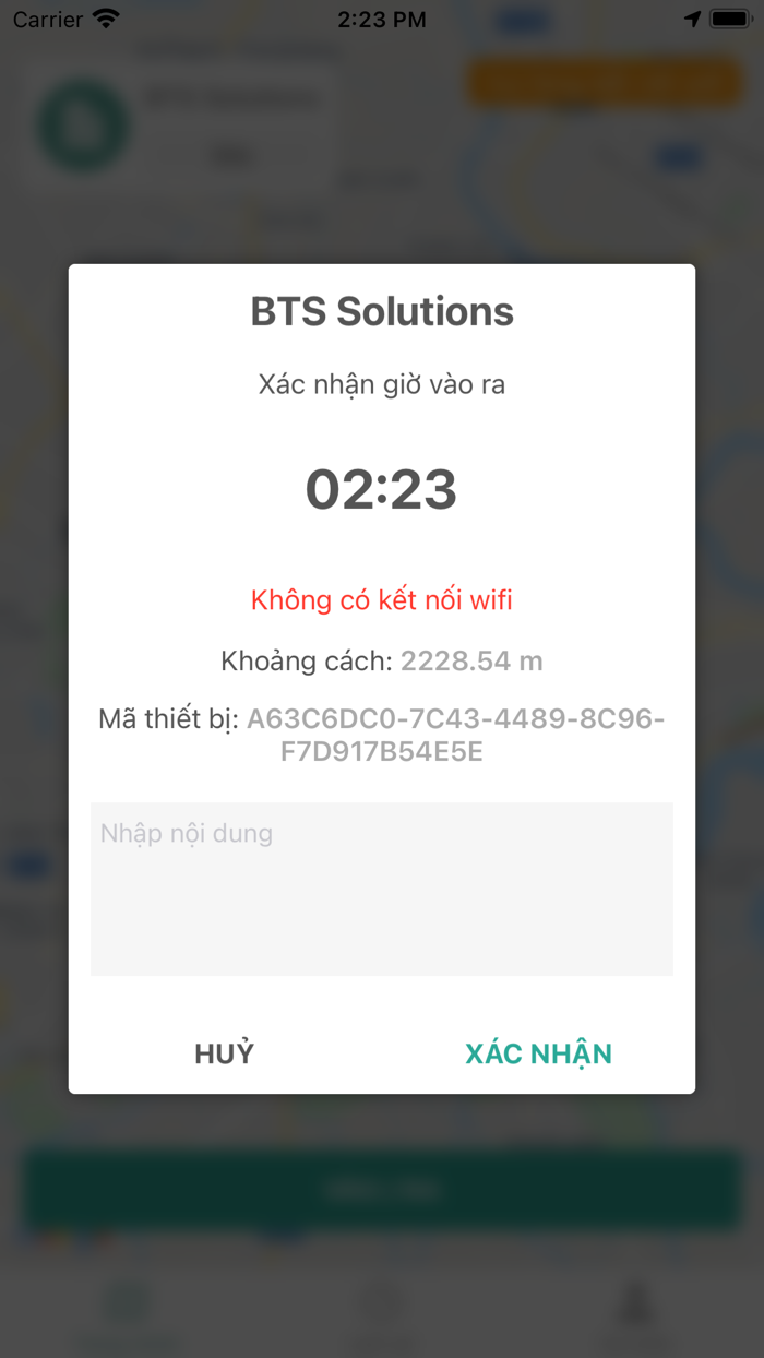 neoTime ứng dụng chấm công