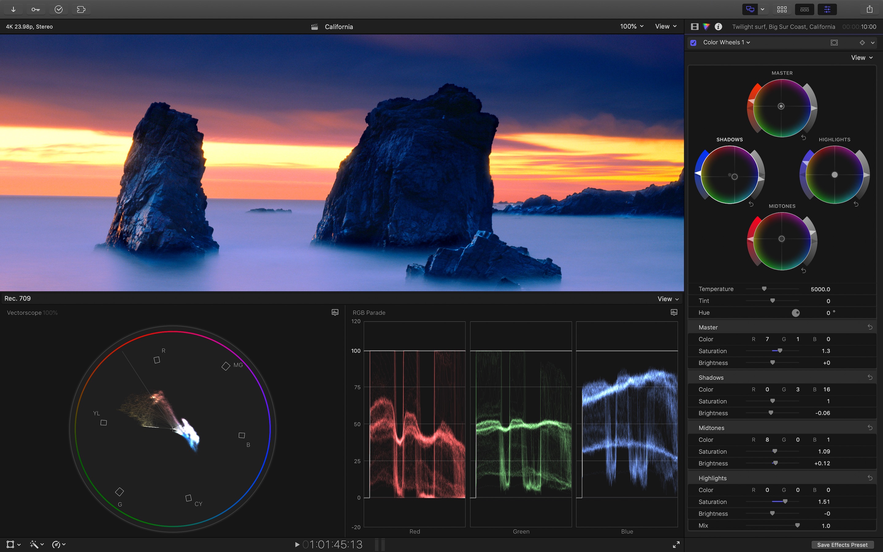 Screenshot do app Final Cut Pro X