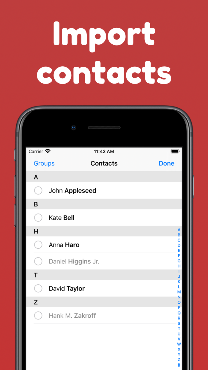 Birthday Reminders  Countdown