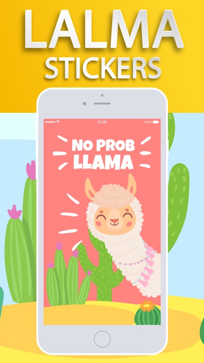 Llama Stickers Emojis