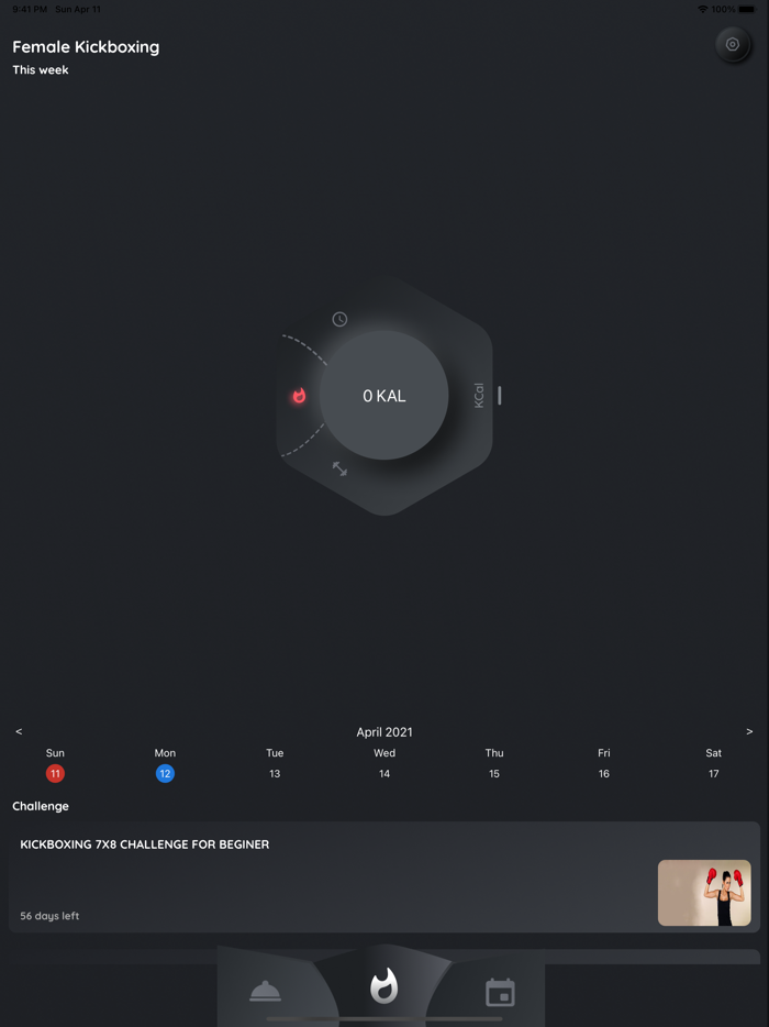 Female Kickboxing Fitness