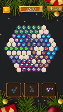 Game screenshot Christmas Block Hexa Puzzle apk