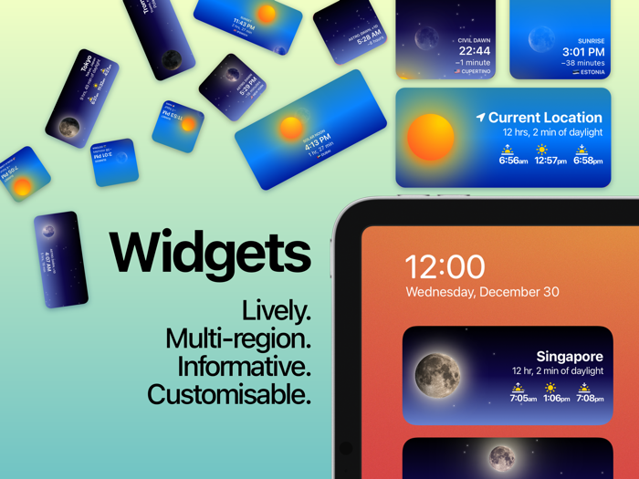 Sunlight − Rise  Set Times