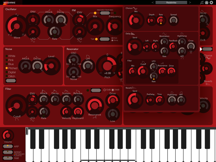 Redshrike - AUv3 Plugin Synth