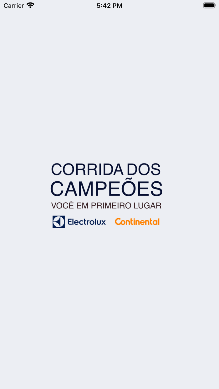 Corrida Campeões Electrolux