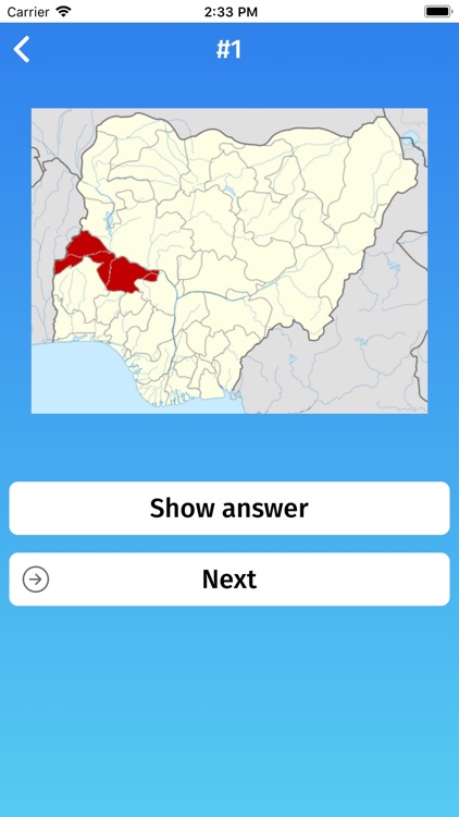 Nigeria: States Map Quiz Game screenshot-4