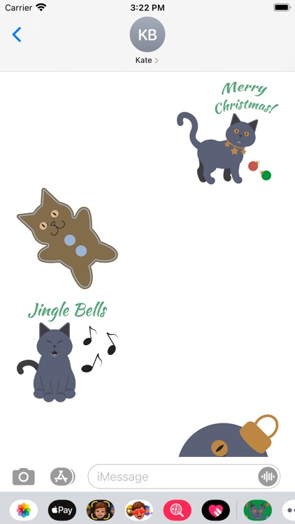 Christmas Stickers Leo the Cat