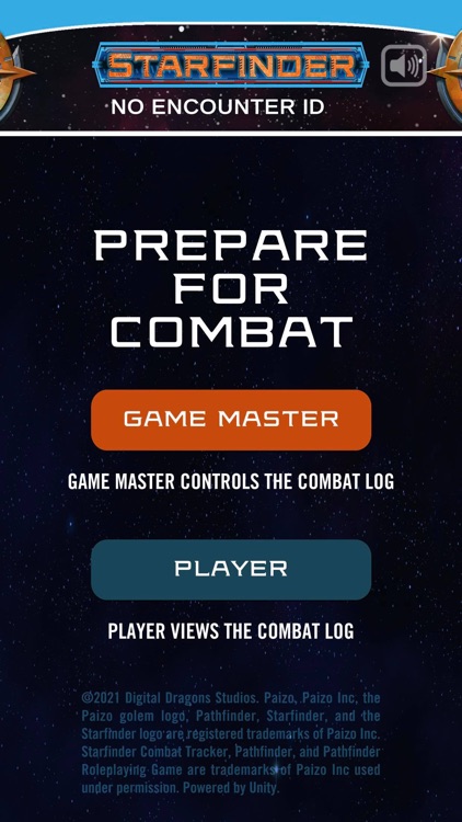 Starfinder Combat Tracker