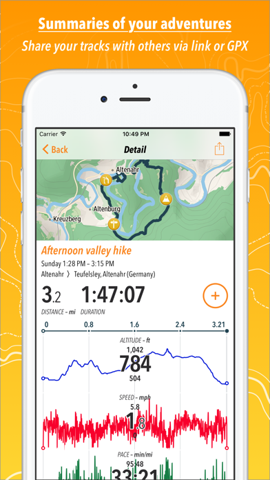 Trails · Outdoor GPS Logbook screenshot 3