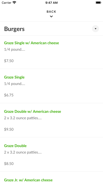 How to cancel & delete Graze Premium Burgers from iphone & ipad 3