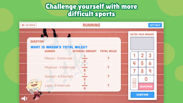 Math Fluency with Sports: x, ÷ screenshot-4