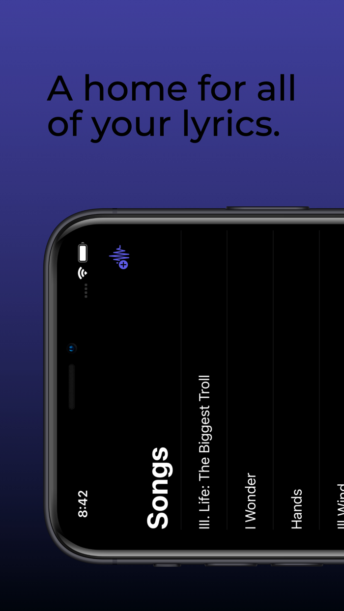 The Lyrics App