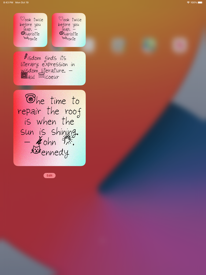 Motivation Widget Daily Quote