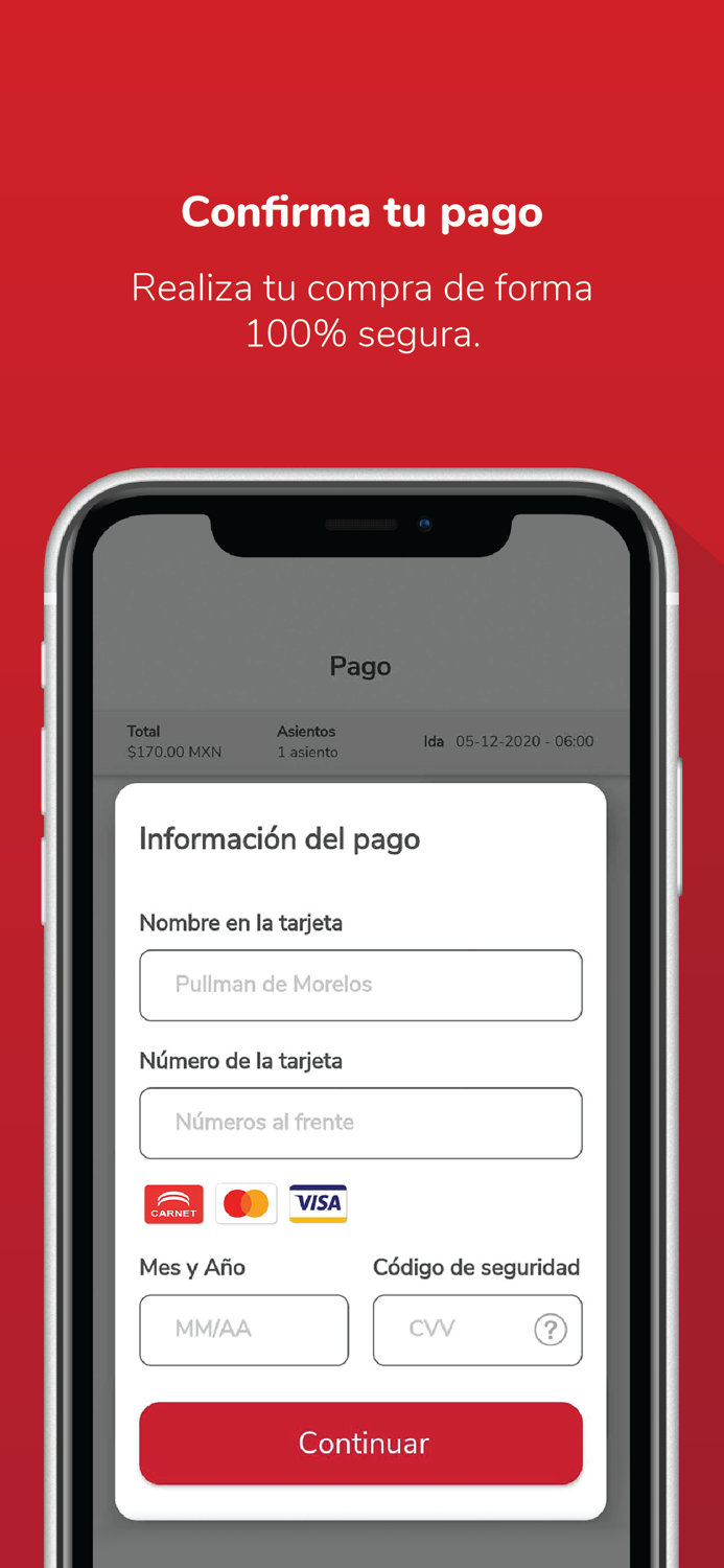 Pullman de Morelos - Boletos