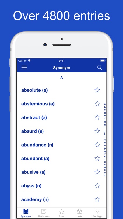 English Synonym Flashcards screenshot-0