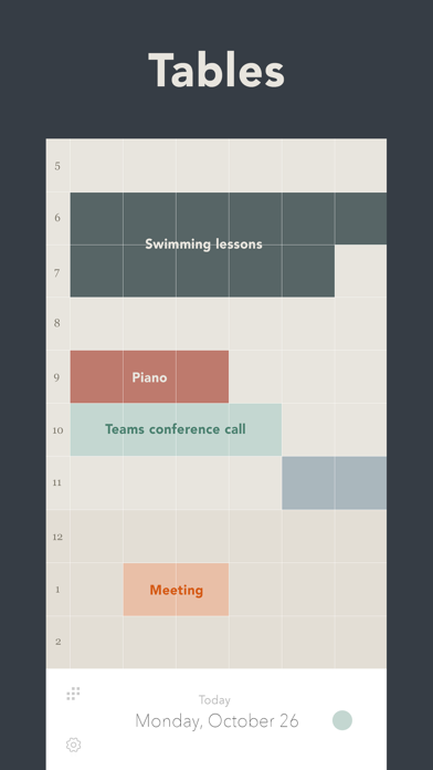Tables - Grid Planner screenshot 2