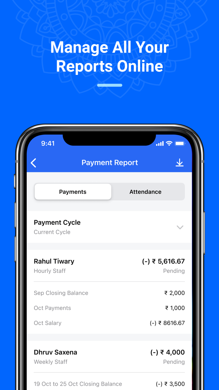 PagarBook - Manage Staff Khata