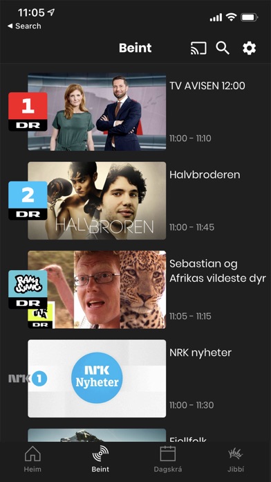 NovaTV sjónvarp screenshot 2