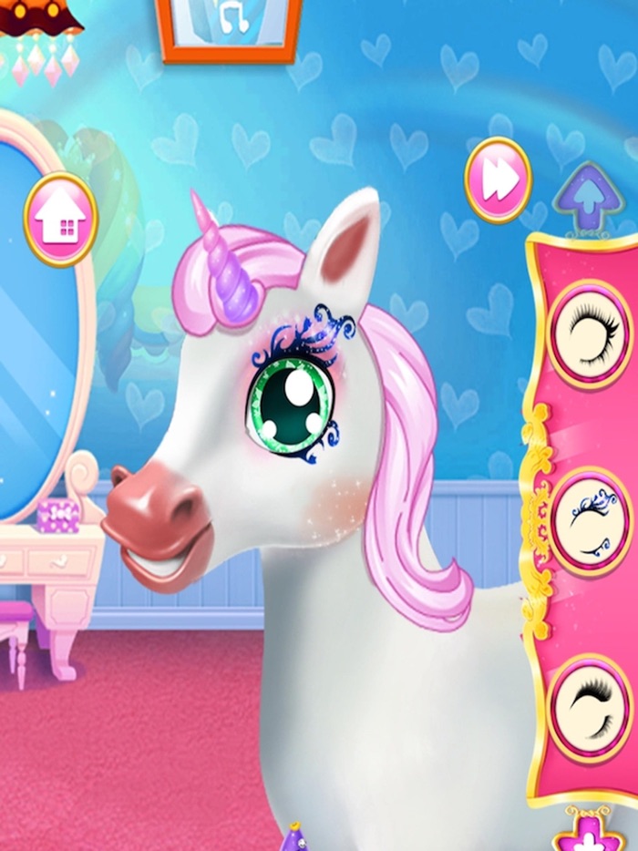 Unicorn Princess Makeup-Caring