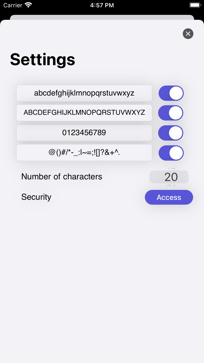 Safe Password Generator