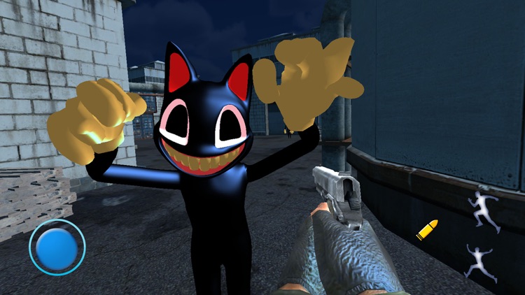 Scary Cartoon Cat Horror Town screenshot-3