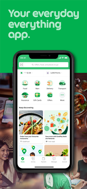 ‎Grab: Food, Grocery, Ride, Pay Screenshot