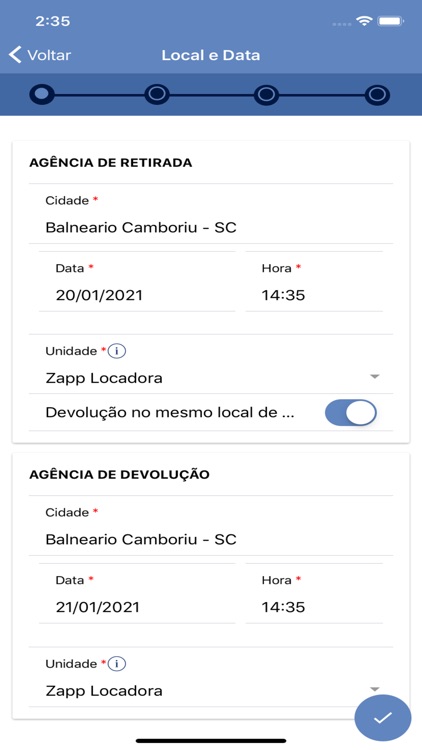 Zapp - aluguel de carros screenshot-3