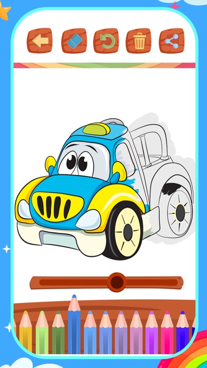 Magic cars coloring pages screenshot-4