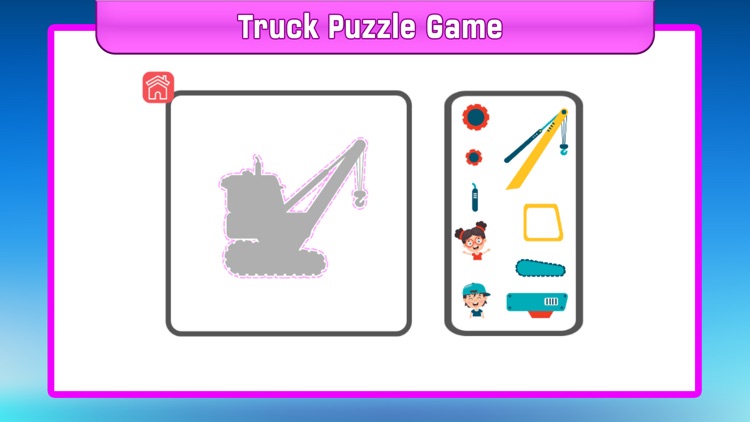 Truck jigsaw puzzle for kids. screenshot-6