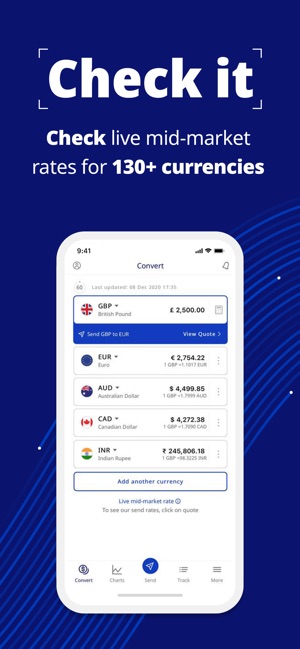 Xe Currency Money Transfers On The App Store