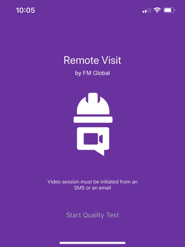 Remote Visit by FM Global