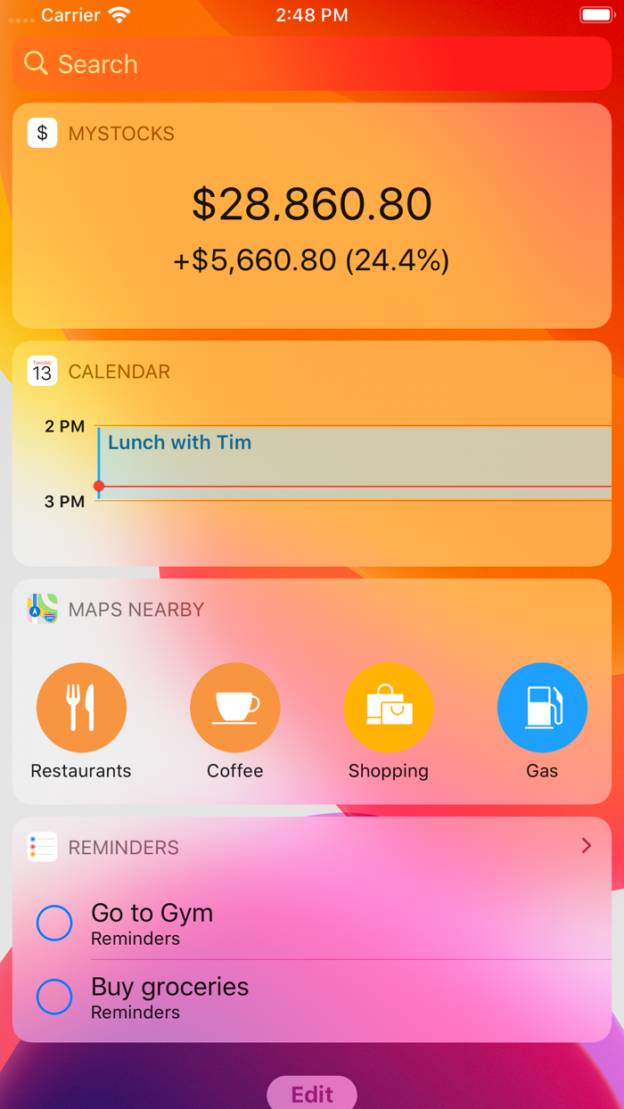 MyStocks - Realtime Portfolio