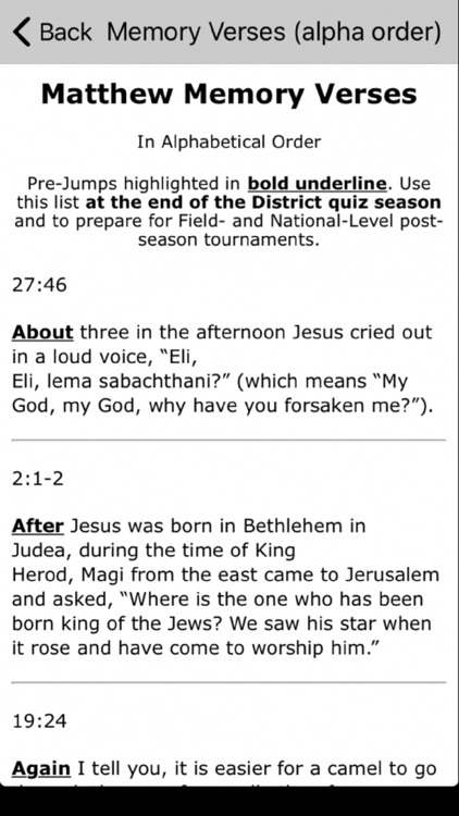 Youth Bible Quiz 20