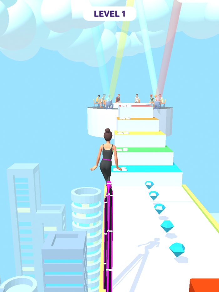 Perfect Heels 3D - Roof Runner