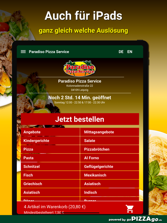Paradiso Pizza Service Leipzig screenshot 7
