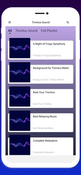 Game screenshot Tinnitus Relief Sound apk