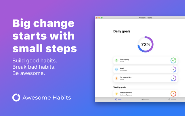 Awesome Habits: Habit Tracker