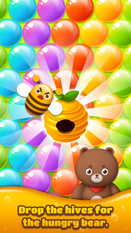 Bubble Shooter : Hungry Bear