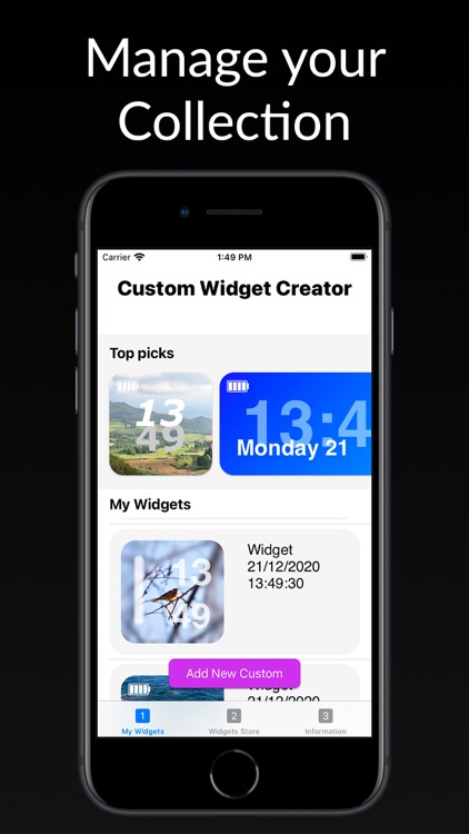 Custom Widget Creator