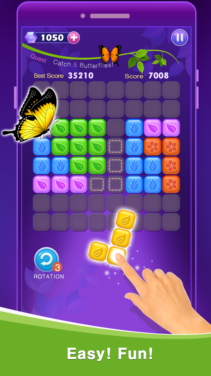 Block Puzzle Cute Butterfly