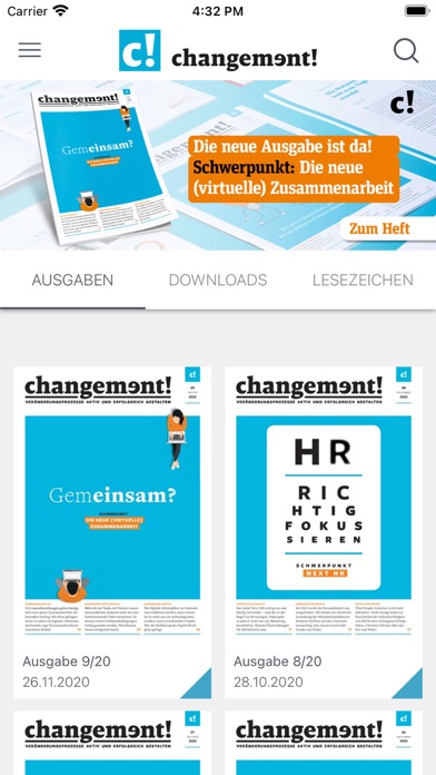 How to cancel & delete changement - das Magazin from iphone & ipad 2