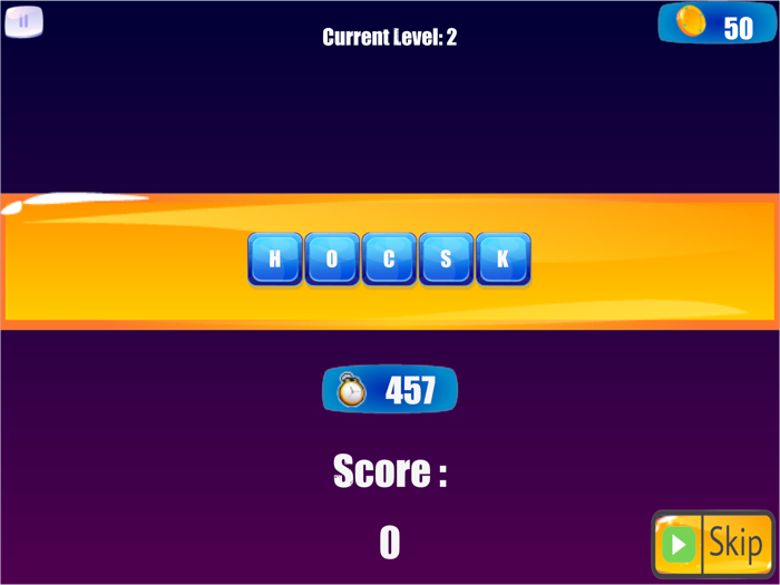 Word Scramble word shuffle