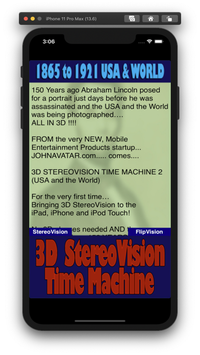 3D STEREOVISION TIME MACHINE 2