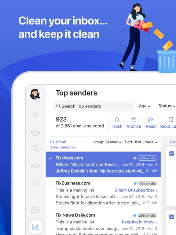 free email cleaner app