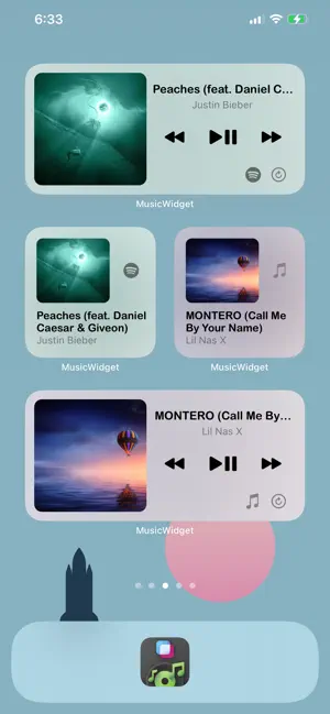 Captura 1 MusicWidget for Spotify iphone